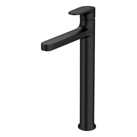Baterii lavoare - Baterie lavoar inalta Cersanit Inverto, negru mat