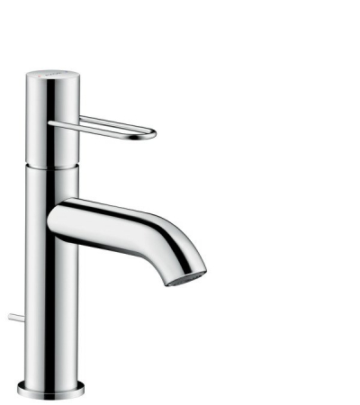 Baie - Baterie lavoar inalta crom cu ventil pop-up Hansgrohe Axor Uno 100