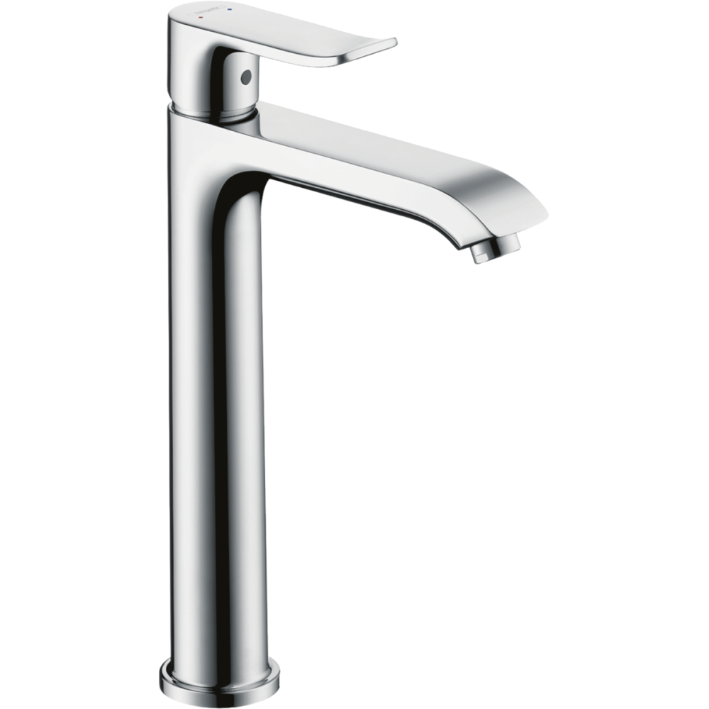 Baterii lavoare - Baterie lavoar inalta cu ventil pop-up, crom, Hansgrohe Metris