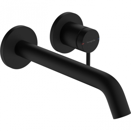 Baterii baie - Baterie lavoar incastrat, finisaj negru mat, monocomanda, Hansgrohe Tecturis S 225