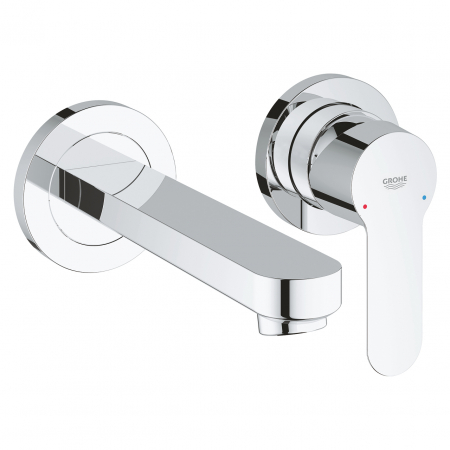 Baterii lavoare - Baterie lavoar incastrata crom, corp incastrat inclus, Grohe BauEdge