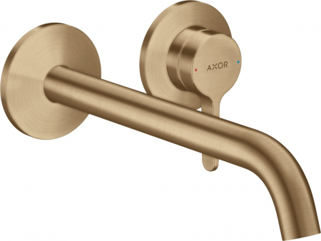 Baterii lavoare - Baterie lavoar incastrata bronz periat Hansgrohe Axor One