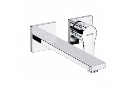 Baterii lavoare - Baterie lavoar incastrata crom lucios, pipa 230 mm, Kludi Zenta SL 482450565
