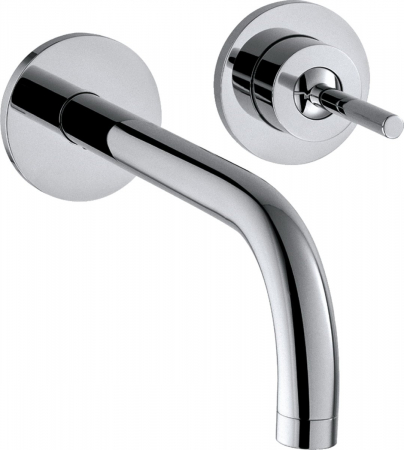 Baterii lavoare - Baterie lavoar incastrata crom, pipa 225 mm, Hansgrohe Axor Uno 2