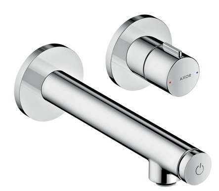 Baterii lavoare - Baterie lavoar incastrata crom, pipa 165 mm, Hansgrohe Axor Uno Select