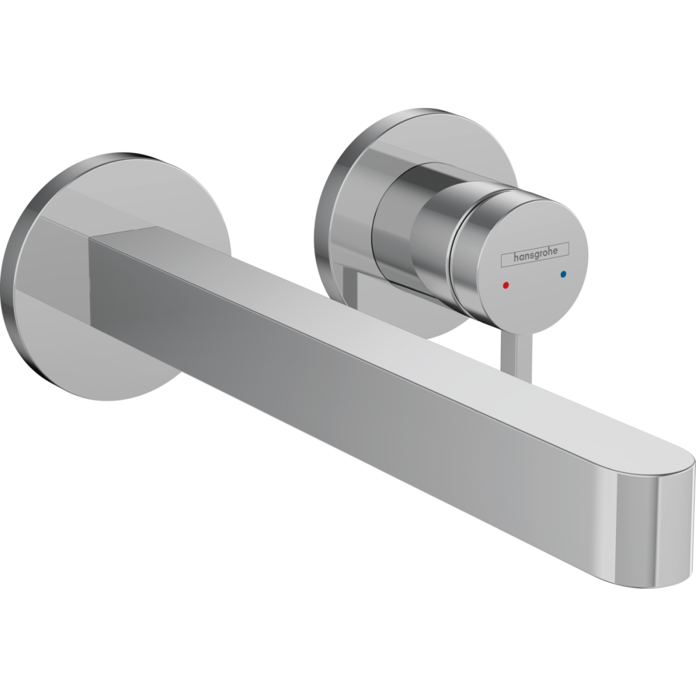 Baterii lavoare - Baterie lavoar incastrata crom lucios, pipa 240 mm, Hansgrohe Finoris 76050000
