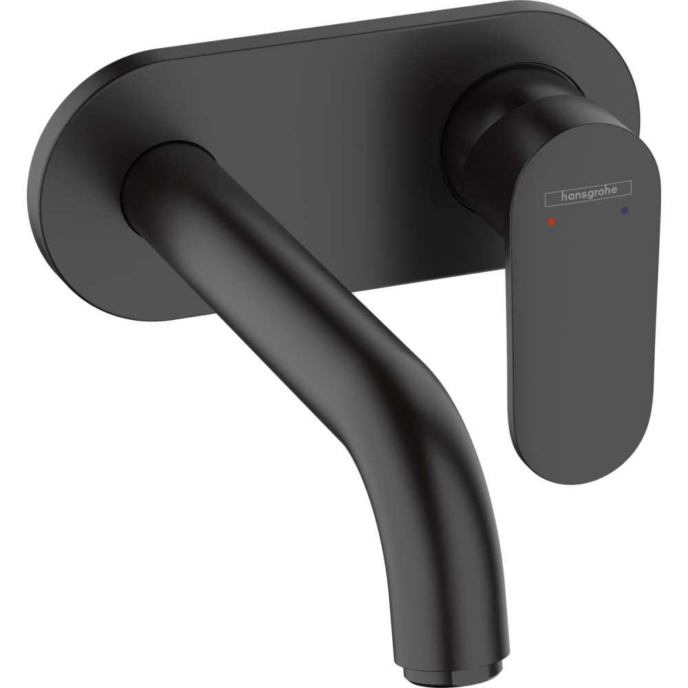 Baterii lavoare - Baterie lavoar incastrata culoare negru mat Hansgrohe Vernis Blend 71576670