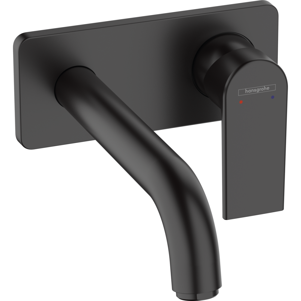 Baterii lavoare - Baterie lavoar incastrata culoare negru mat Hansgrohe Vernis Shape 71578670