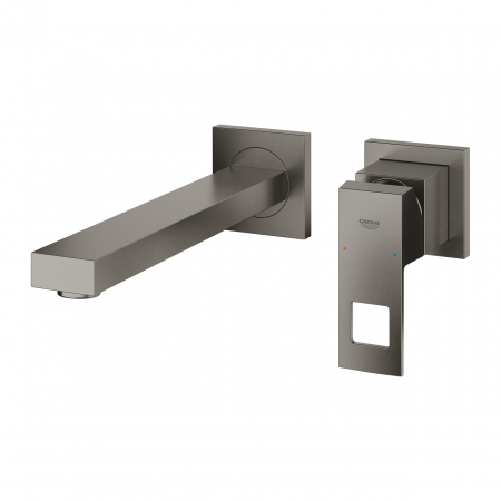 Baterie lavoar incastrata Grohe Eurocube, marimea M, antracit periat Hard Graphite [2]