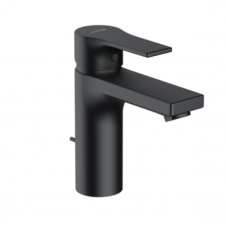 Baterii baie - Baterie lavoar Kludi Zenta SL cu ventil inclus, negru mat