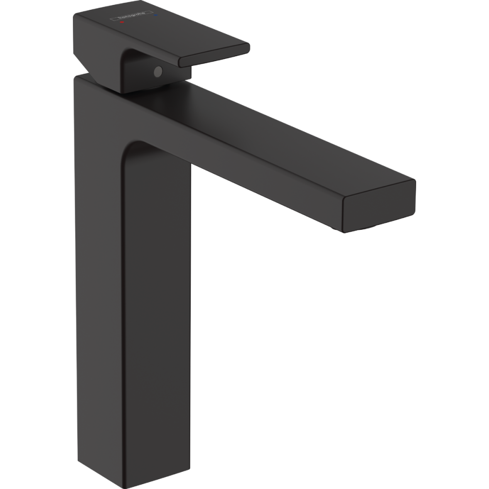 Baterii lavoare - Baterie lavoar negru mat Hansgrohe Vernis Shape 71591670