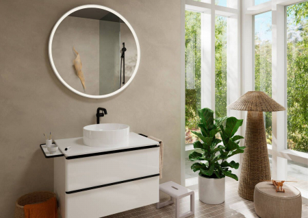 Baterie lavoar, negru mat, tehnologie CoolStart, Hansgrohe Tecturis S 240 [1]