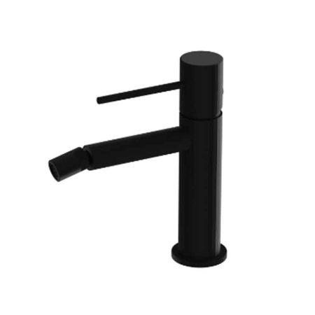 Baterii bideu - Baterie bideu  din alama sanitara, negru mat, montaj pe bideu, pipa fixa 13 cm, LaVita Verdi