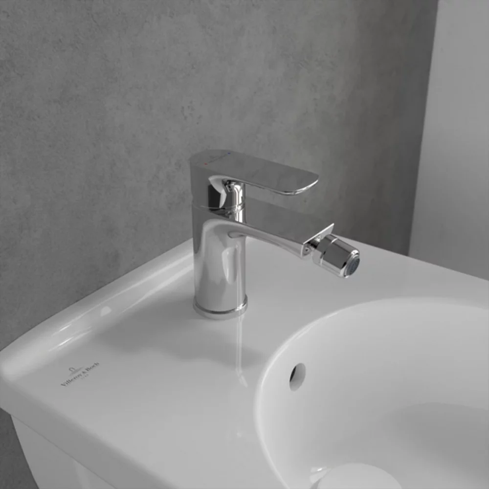 Baterie pentru bideu, ventil cu tija, crom, Villeroy&Boch O.Novo [1]