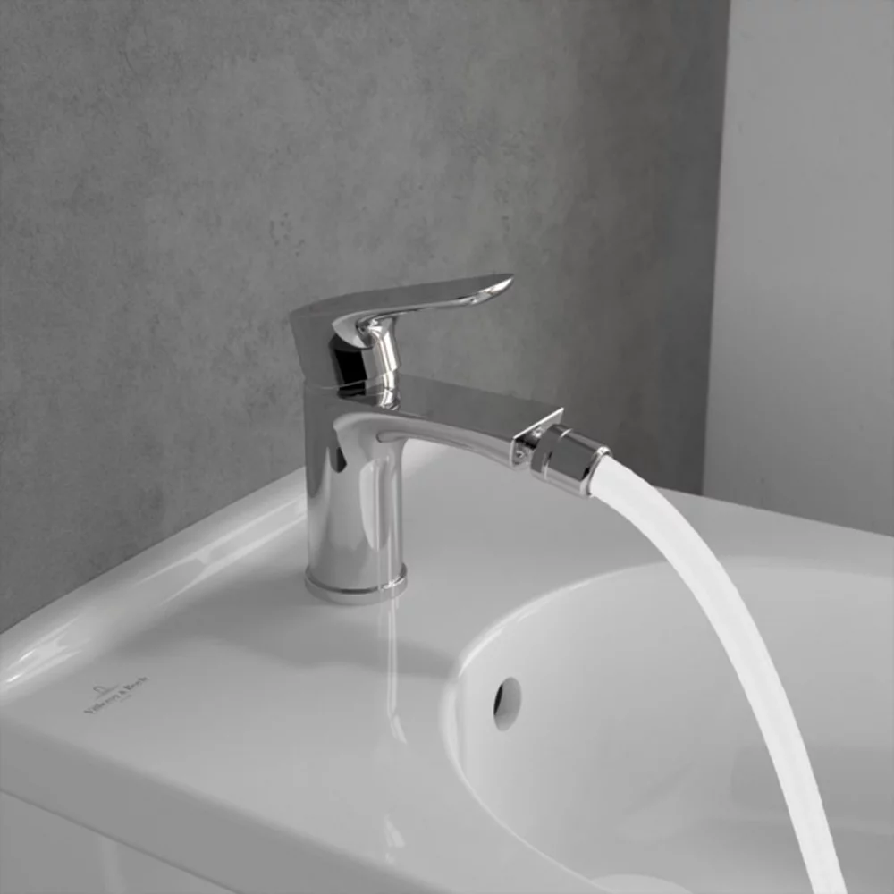 Baterie pentru bideu, ventil cu tija, crom, Villeroy&Boch O.Novo [3]