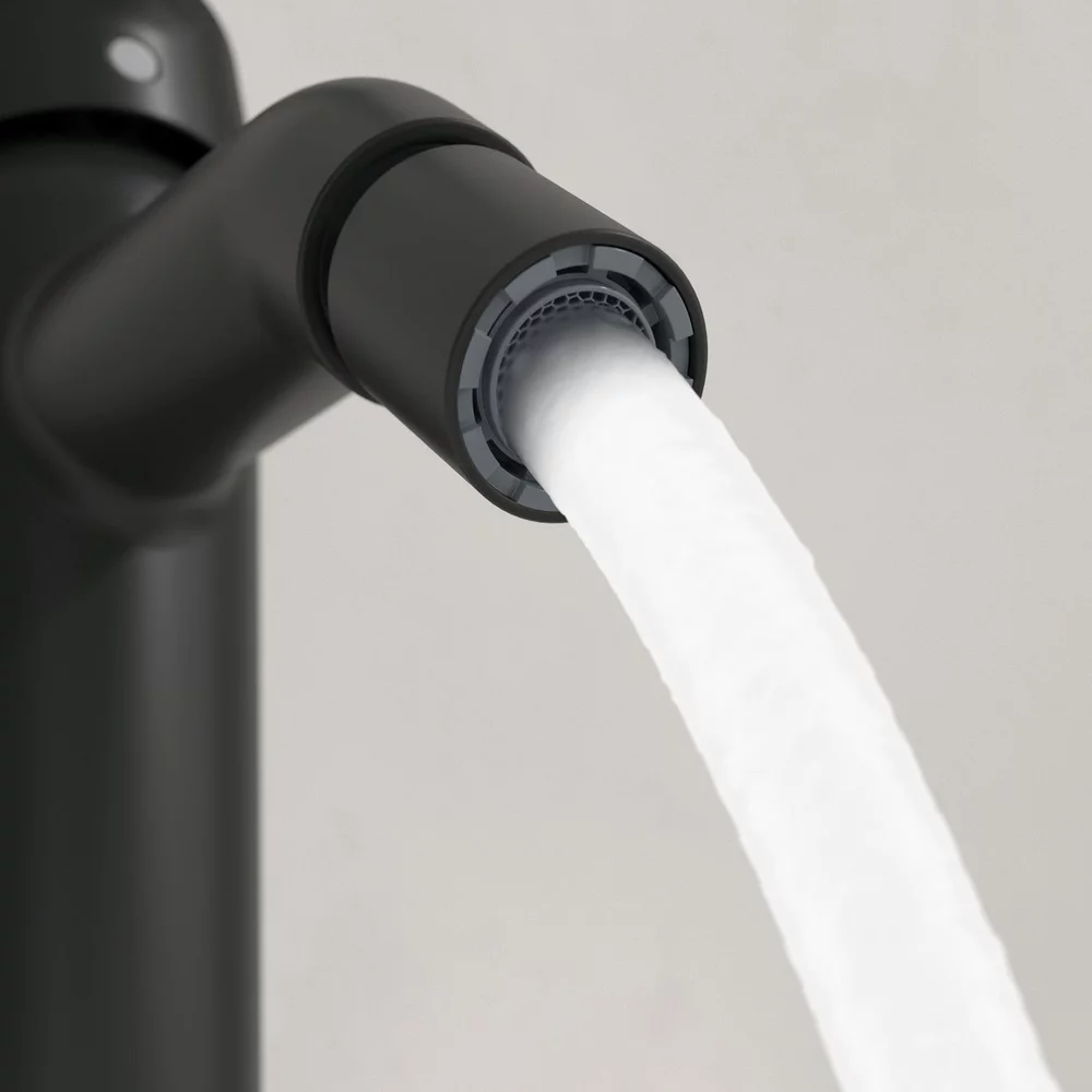Baterie pentru bideu, ventil cu tija, negru mat,  Villeroy&Boch Skyla [3]