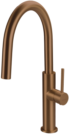 Baterii clasice bucatarie - Baterie pentru bucatarie, bronz periat, Deante Evora
