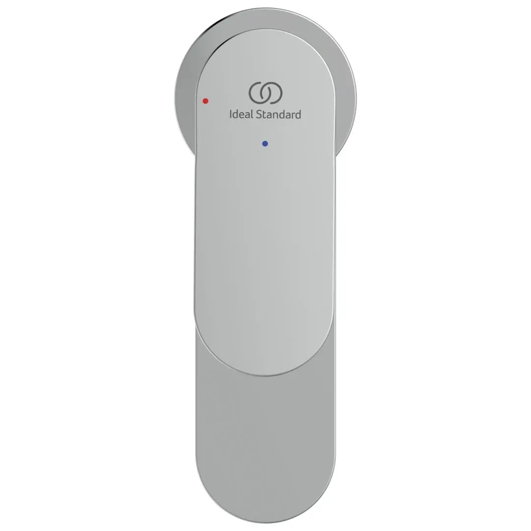 Baterie pentru lavoar 129 mm, crom lucios, cu ventil inclus, Ideal Standard Ceralife O [1]