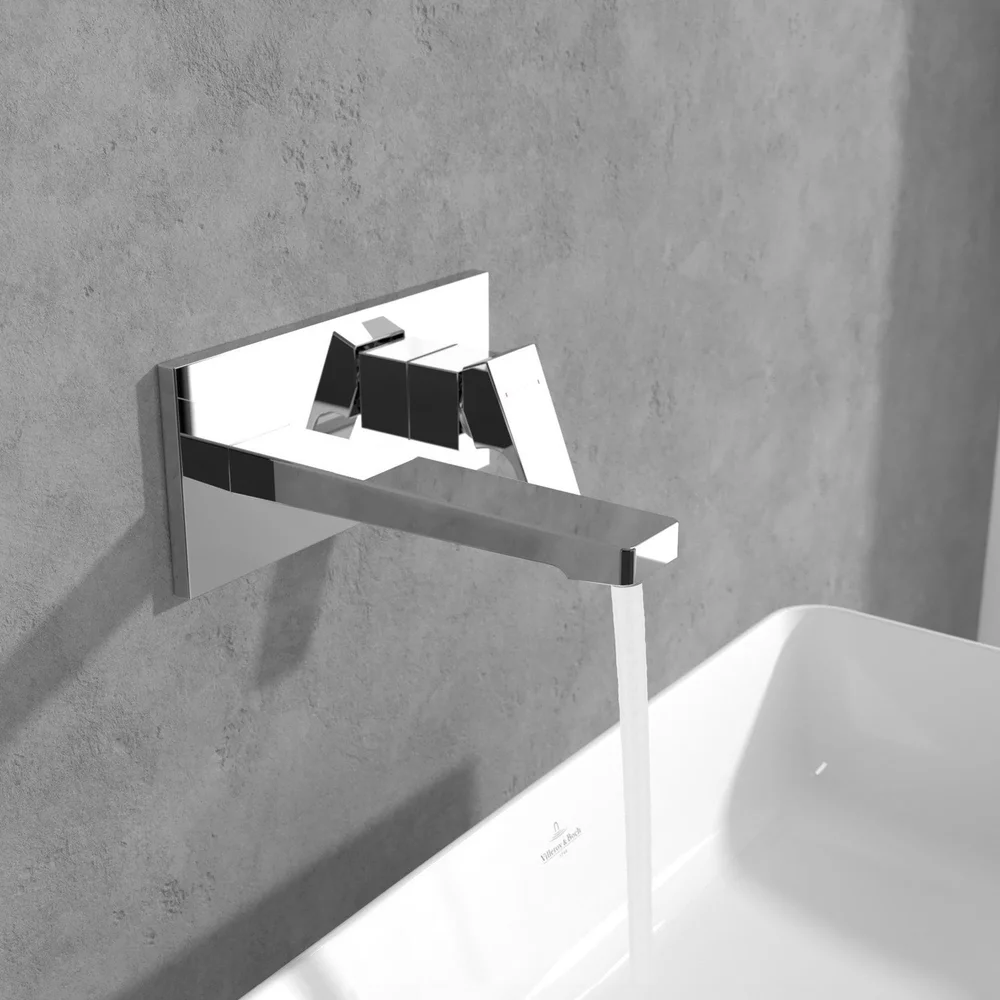 Baterie pentru lavoar incastrata, crom, Villeroy&Boch Architectura Square [2]