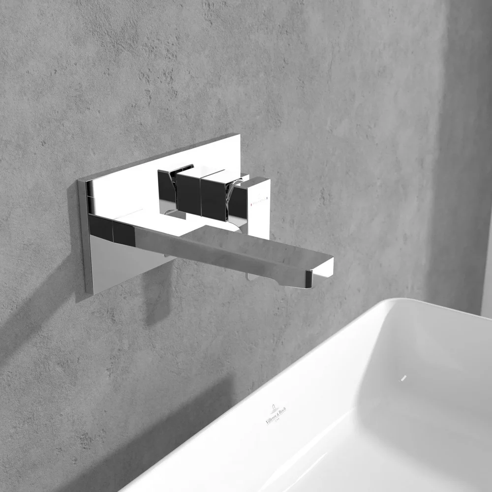 Baterie pentru lavoar incastrata, crom, Villeroy&Boch Architectura Square [1]