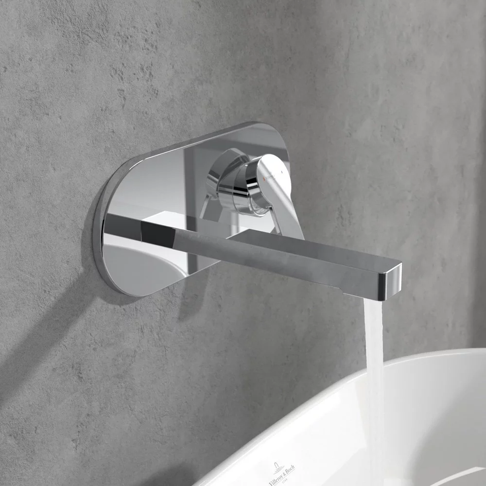 Baterie pentru lavoar, montaj incastrat, crom, Villeroy&Boch Architectura [1]