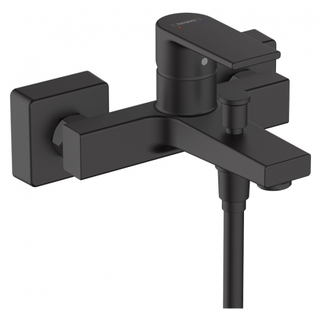 Baterii cada - Baterie perete cada sau dus, culoare negru mat, Hansgrohe, Vernis Shape