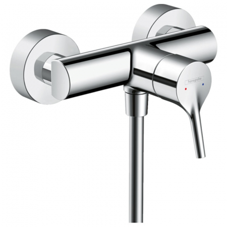 Baterii baie - Baterie perete dus crom Hansgrohe, Talis S