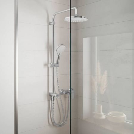 Baterie perete dus, culoare negru mat Hansgrohe Vernis Blend [1]