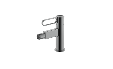 Baterie bideu cu ventil, gun metal, Zaffiro [0]