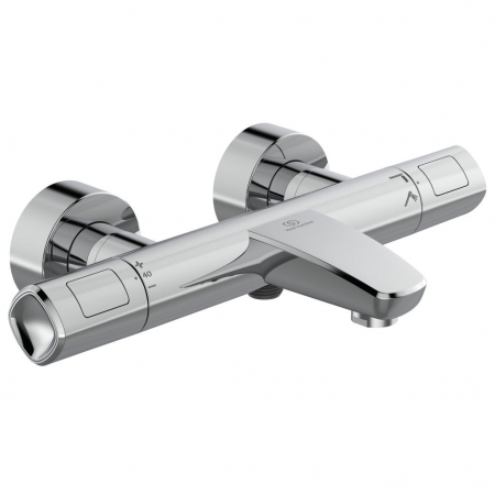 Baterii cada - Baterie cada sau dus termostatata Ideal Standard Ceratherm T100 crom lucios