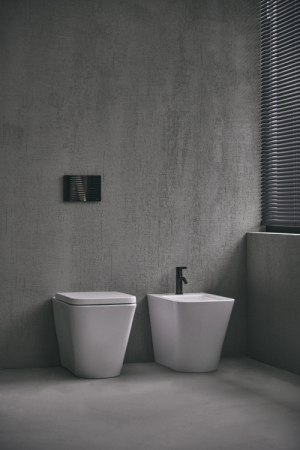 Bideu stativ Ideal Standard Blend Cube back to wall alb lucios [4]