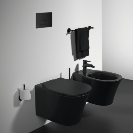 Bideu suspendat Ideal Standard Connect negru mat [4]