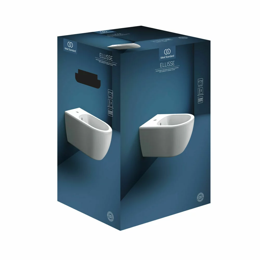 Bideu suspendat, alb, 54x36 cm, fixare ascunsa, Ideal Standard Ellisse [6]