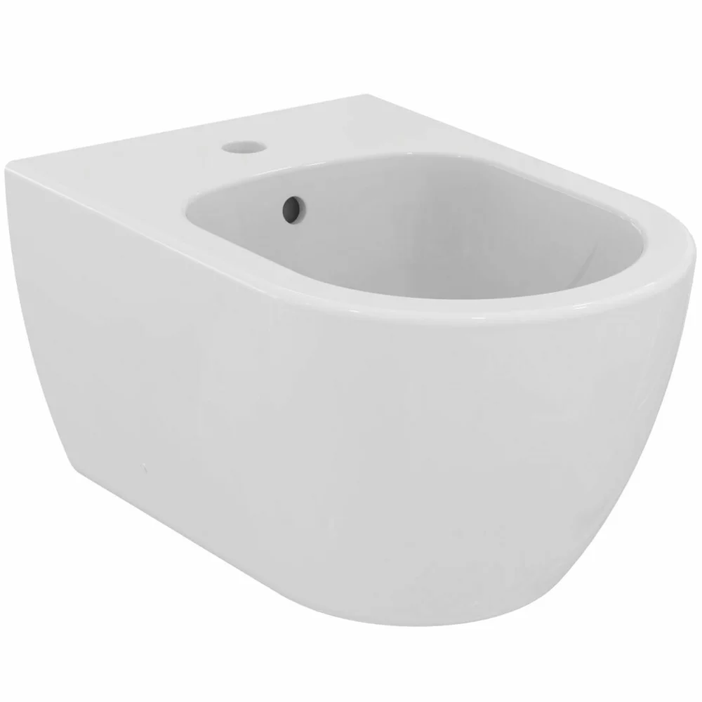 Bideuri - Bideu suspendat, alb, 54x36 cm, fixare ascunsa, Ideal Standard Ellisse