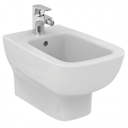 Baie - Bideu suspendat, alb, 54x36 cm, fixare ascunsa, Ideal Standard Esedra