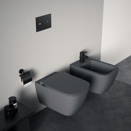 Bideu suspendat Ideal Standard i.Life B, gri lucios [5]