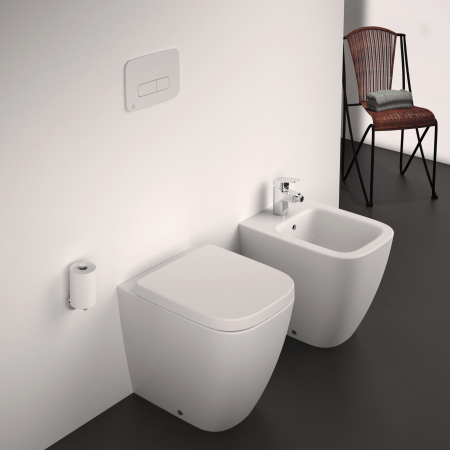 Bideu stativ Ideal Standard i.Life S back to wall alb lucios [5]