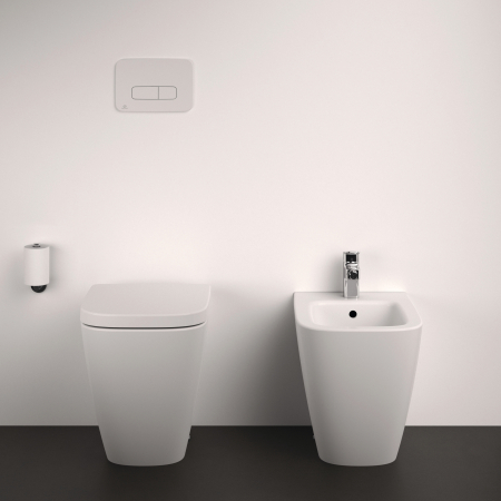 Bideu stativ Ideal Standard i.Life S back to wall alb lucios [4]