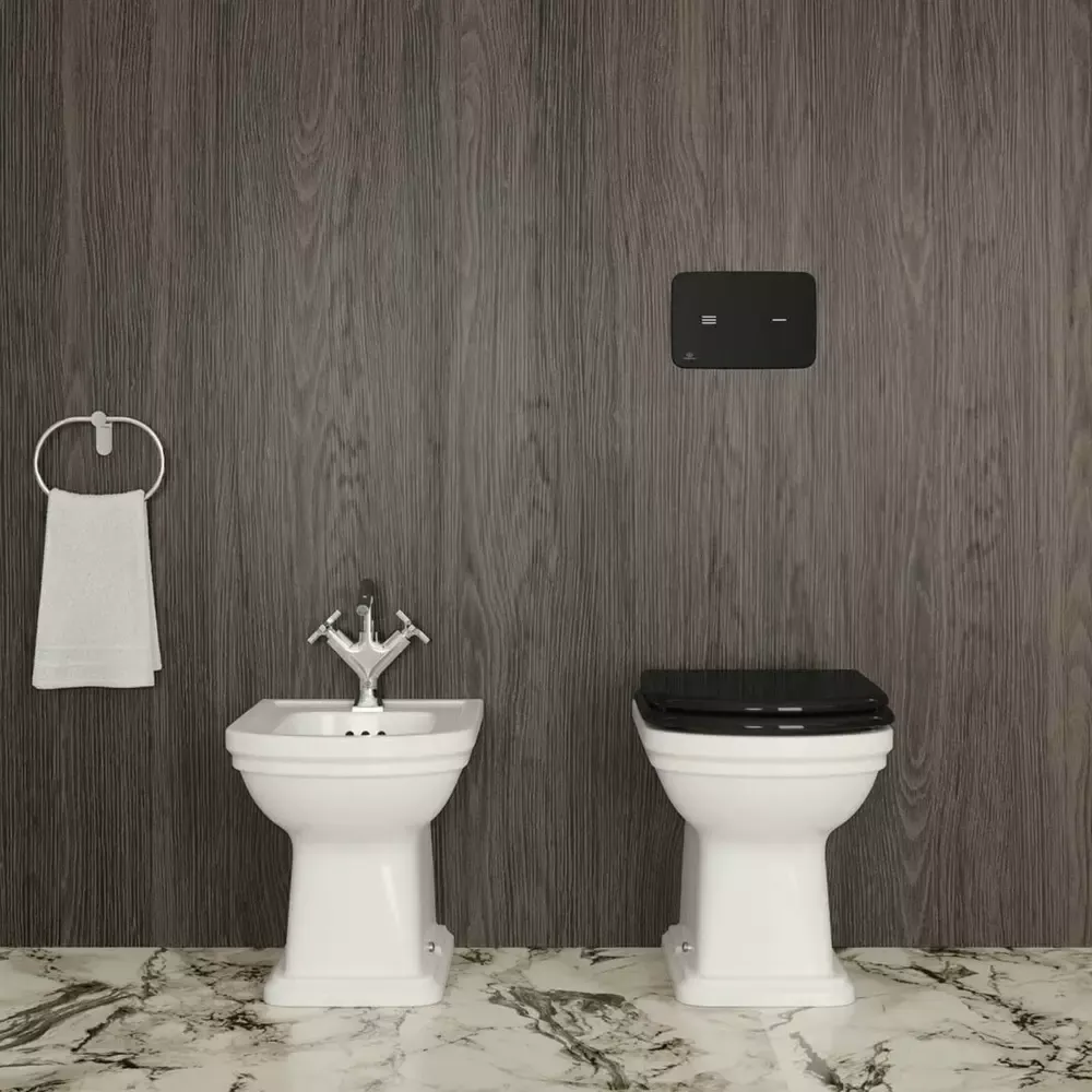 Bideu pe pardoseala clasic Ideal Standard Atelier Calla alb lucios [4]
