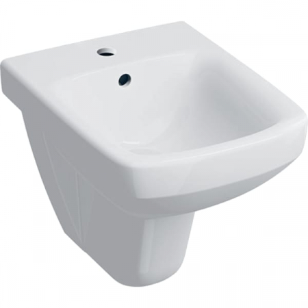 Bideuri - Bideu suspendat dreptunghiular cu preaplin, proiectie mica, Geberit Selnova Compact