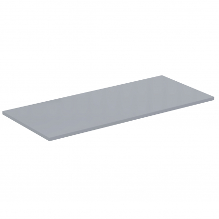 Blaturi pentru mobilier baie - Blat pentru mobilier baie Ideal Standard Connect Air 100 cm, gri deschis lucios