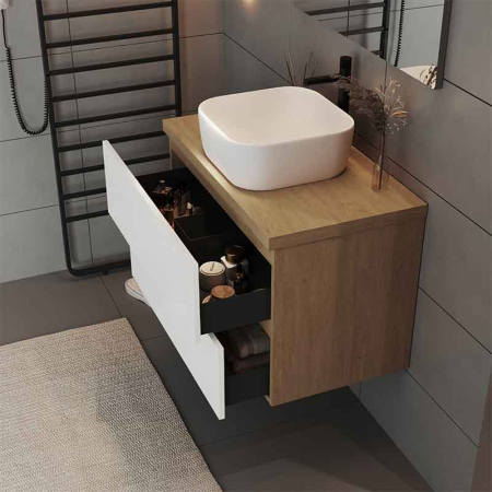 Blat pentru mobilier 80 cm, lemn natural, Fluminia Rovere Naturale [2]