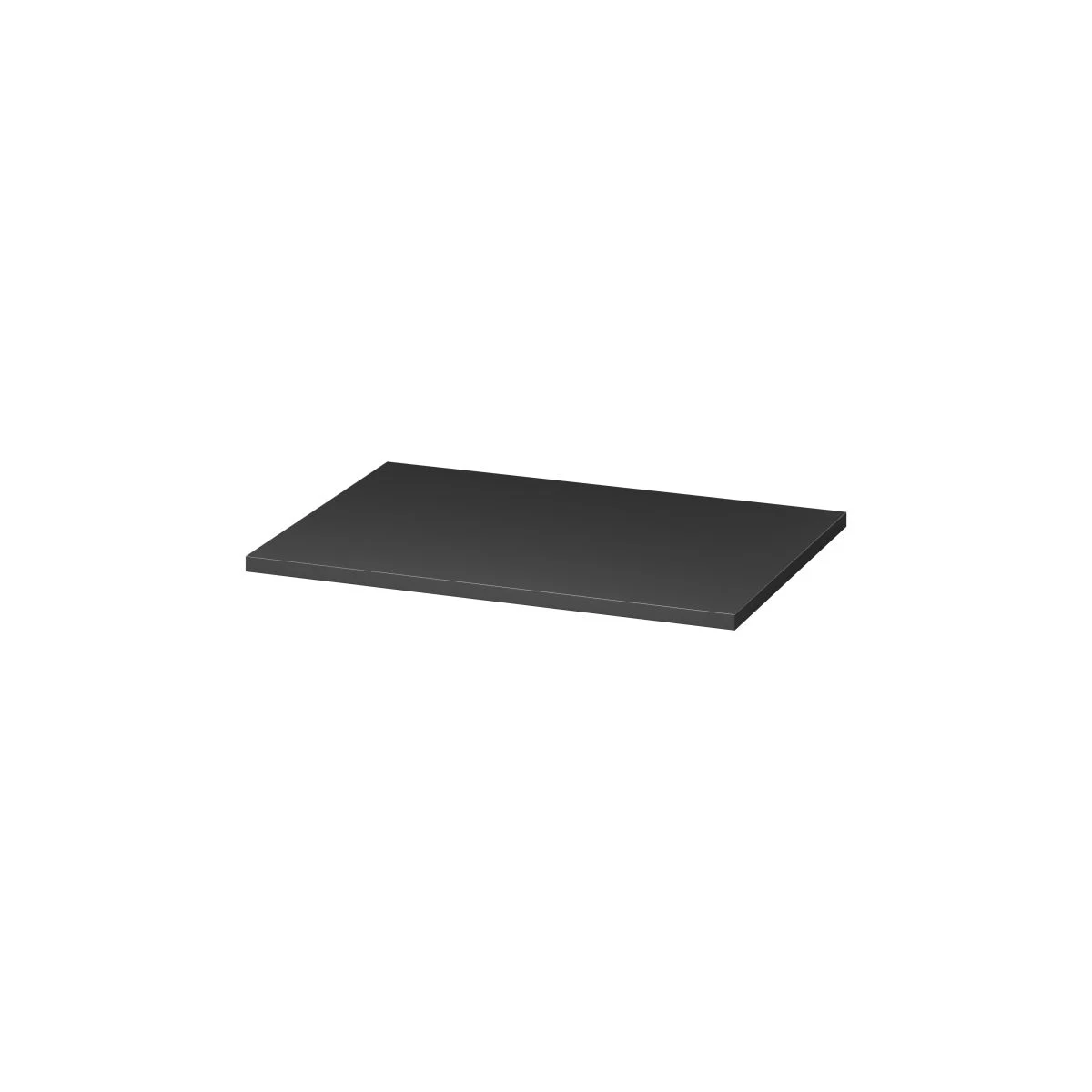 Blaturi pentru mobilier baie - Blat pentru mobilier baie 120 cm, negru mat, Cersanit Tirso