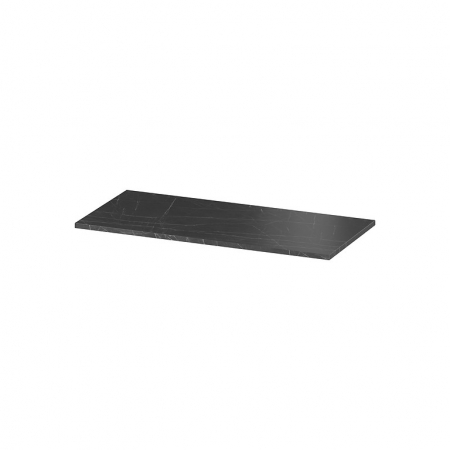Blaturi pentru mobilier baie - Blat pentru mobilier baie Cersanit Larga 100 cm, negru marmura