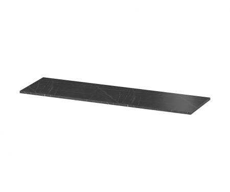 Blaturi pentru mobilier baie - Blat pentru mobilier baie Cersanit Larga 160 cm, negru marmura