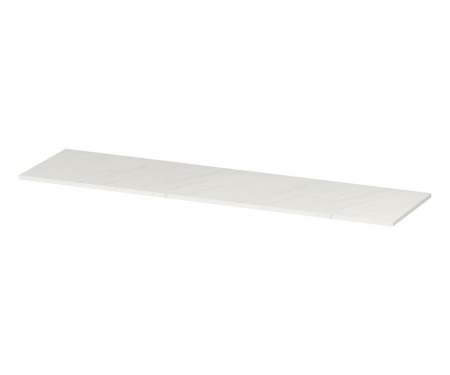 Blaturi pentru mobilier baie - Blat pentru mobilier baie Cersanit Larga 180 cm, alb marmura