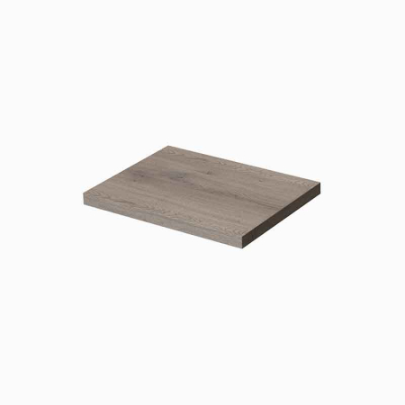 Blaturi pentru mobilier baie - Blat pentru mobilier de baie 60x46 cm, noce americano, Fluminia