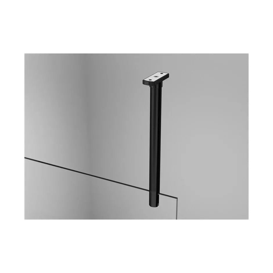 Accesorii pentru baie - Brat de fixare paravan dus cu prindere in tavan, negru mat, Sanswiss