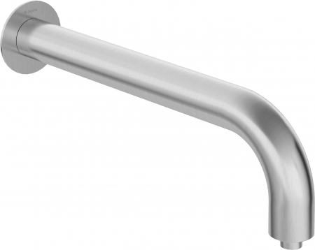 Baie - Brat dus fix 380 mm, culoare oțel șlefuit, Deante Silia