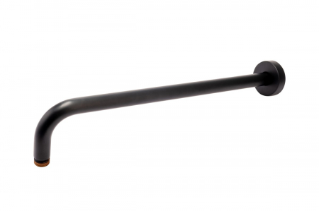 Brate si palarii dus - Brat dus fix FDesign Inula 400 mm, rotund, negru mat